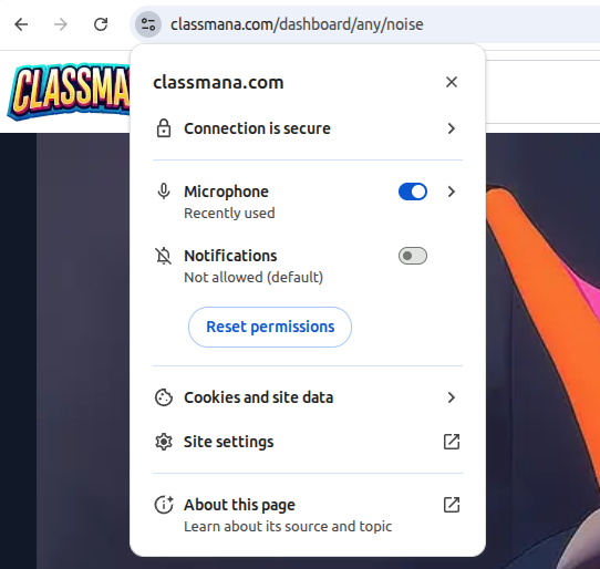 Chrome マイク許可